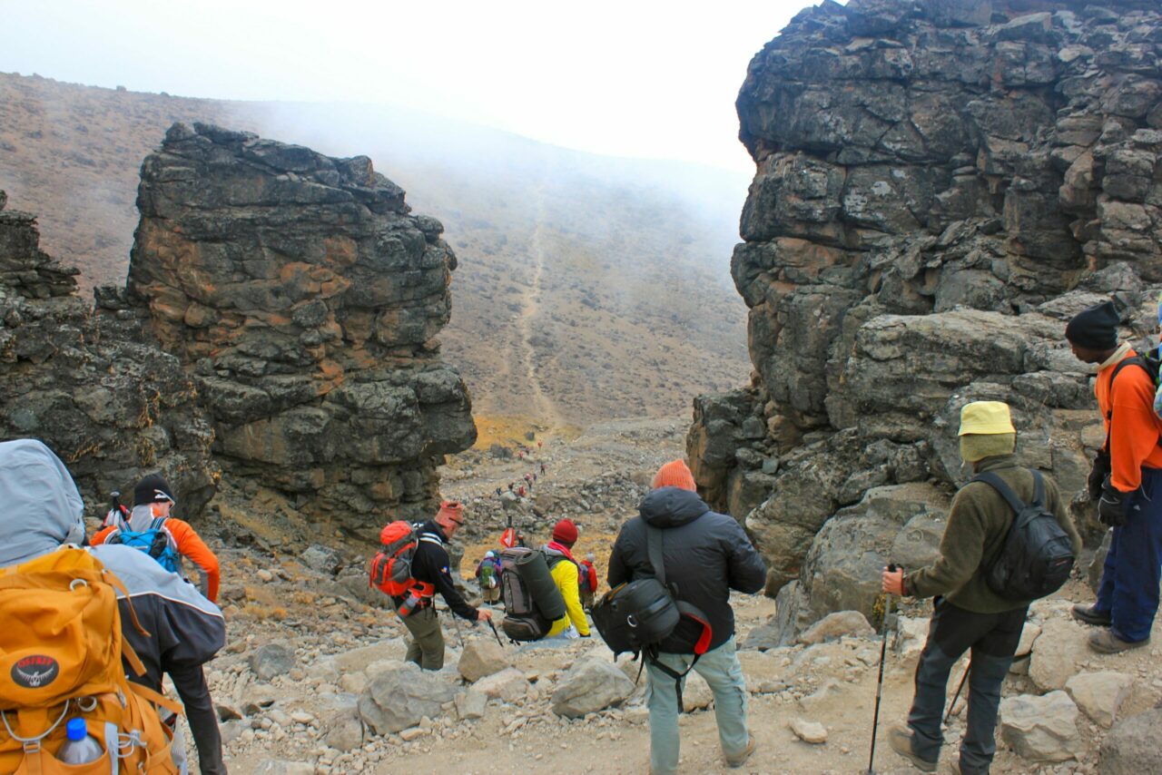 Descente Kilimandjaro